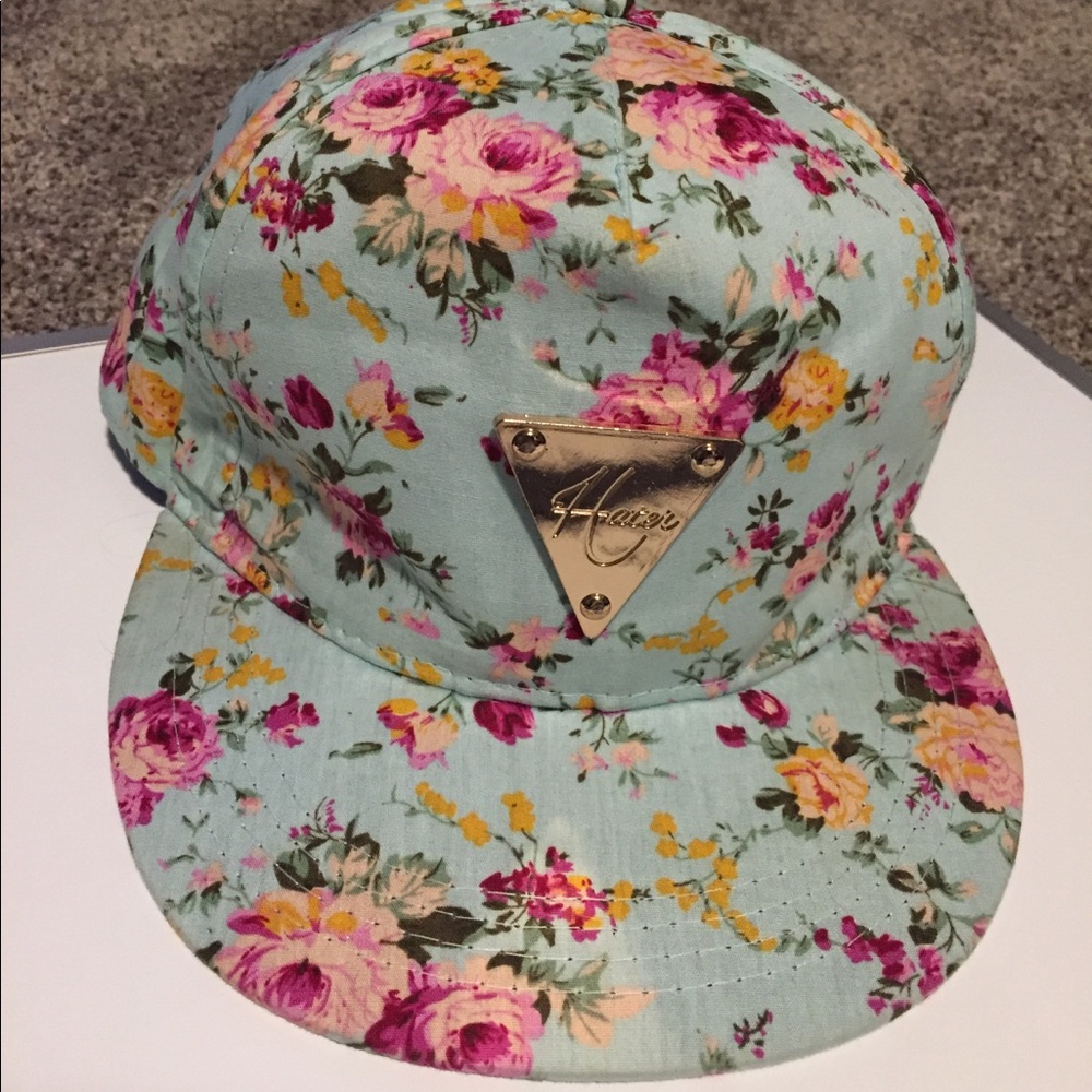 Hater Floral SnapBack Baseball Cap